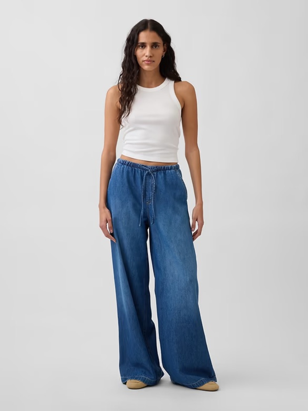 Mid Rise UltraSoft Easy Baggy Jeans Size S NWOT